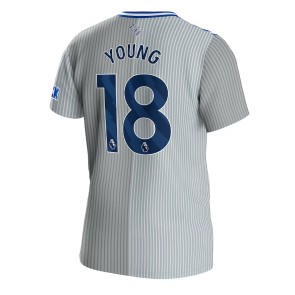 Everton Ashley Young #18 Koszulka Trzecich 2023-24 Krótki Rękaw
